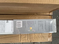 Partij verduistering - plissé gordijn - 90x140 cm - grijs (54x) - afbeelding 2 van  4