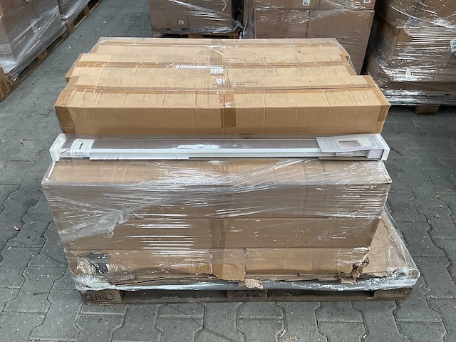 Partij verduistering - plissé gordijn - 90x220 cm - grijs (90x) - afbeelding 2 van  4