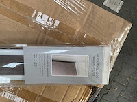 Partij verduistering - plissé gordijn - 90x220 cm - grijs (90x) - afbeelding 4 van  4