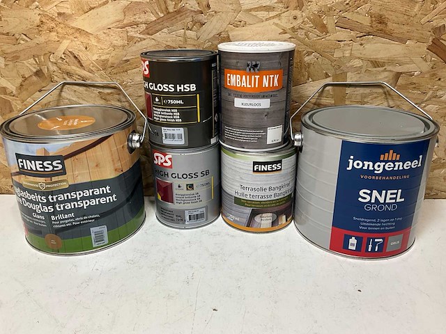 Partij verf (6x) - afbeelding 1 van  8