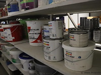 Partij verf bestaande uit o.a. keim soldalan sol-silicaat buitenmuurverf me, soldalan-verdunning, sigma mortar 2k ep base + hardner, toupret murex & sikkens wapex 529 multicolour vlokken - afbeelding 20 van  20