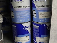 Partij verf bestaande uit o.a. ppg façade topcoat gevelverf matt, sikkens alphatex sf, primer, diepgrond, perfax wandlijm, wijzonol gevelcoat & caparo muresko buitenmuurverf - afbeelding 2 van  16