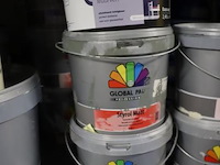 Partij verf bestaande uit o.a. ppg façade topcoat gevelverf matt, sikkens alphatex sf, primer, diepgrond, perfax wandlijm, wijzonol gevelcoat & caparo muresko buitenmuurverf - afbeelding 15 van  16