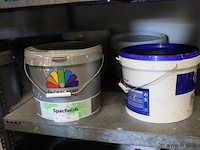 Partij verf bestaande uit o.a. ppg sigmatex binnenmuurverf superlatex, murfill renovatie verf, sigma zinccoat, global paint spacfinish & sikkens alpatex sf matte muurverf - afbeelding 4 van  10