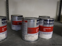 Partij verf bestaande uit o.a. ppg sigmatex binnenmuurverf superlatex, murfill renovatie verf, sigma zinccoat, global paint spacfinish & sikkens alpatex sf matte muurverf - afbeelding 9 van  10