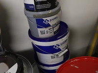 Partij verf bestaande uit o.a. sigma facade topcoat matt, stigmatex superlatex matt & sigmatin dgl - afbeelding 6 van  11