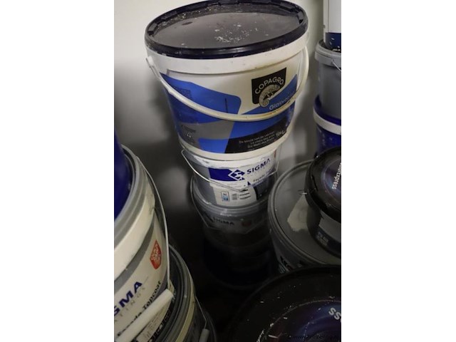 Partij verf bestaande uit o.a. sigma facade topcoat matt, stigmatex superlatex matt & sigmatin dgl - afbeelding 7 van  11