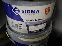 Partij verf bestaande uit o.a. sigma facade topcoat matt, stigmatex superlatex matt & sigmatin dgl - afbeelding 10 van  11