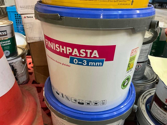 Partij verf, lijm en stenen - afbeelding 4 van  7