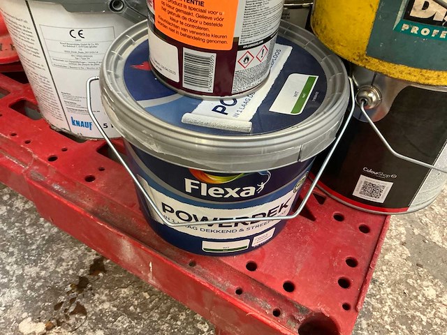 Partij verf, lijm en stenen - afbeelding 5 van  7