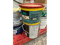 Partij verf, lijm en stenen - afbeelding 6 van  7