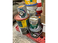 Partij verf, lijm en stenen - afbeelding 7 van  7