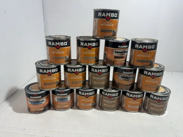 Partij verfproducten 0.25l, rambo - afbeelding 1 van  4
