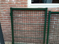 Partij verschillende stalen tuinpoorten - afbeelding 8 van  12