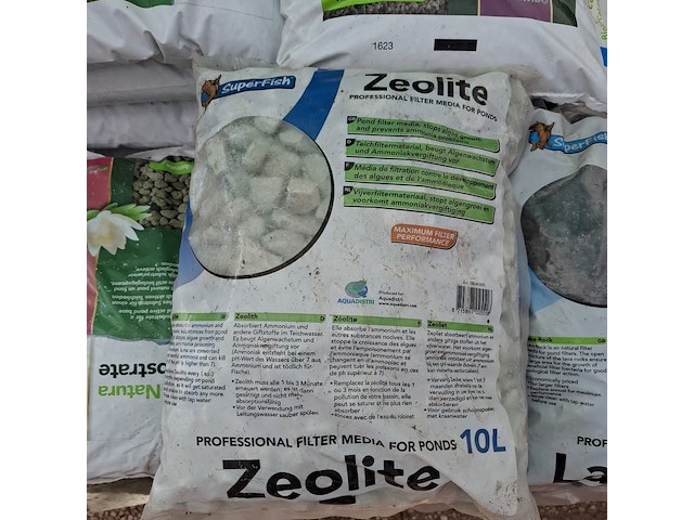 Partij vijvergrind en filtermateriaal o.a. zeolite, superfish - afbeelding 5 van  11