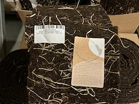 Partij vilt raw 15cmx5mtr bruin (90x) - afbeelding 1 van  3