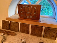 Partij vintage en antieke meubelen en decoratie - afbeelding 26 van  27