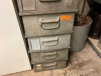 Partij vintage magazijnbakken, 9 stuks - afbeelding 3 van  3