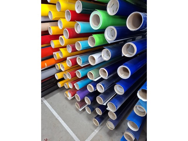 Partij vinyl- en of snijfolie o.a. orafol - afbeelding 3 van  8