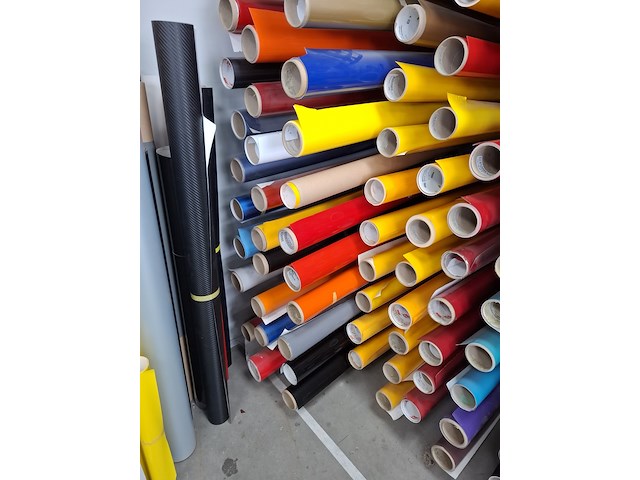 Partij vinyl- en of snijfolie o.a. orafol - afbeelding 4 van  8