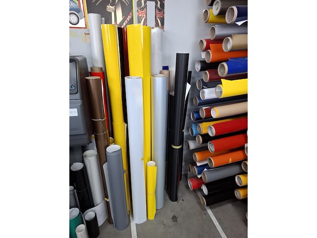 Partij vinyl- en of snijfolie o.a. orafol - afbeelding 5 van  8