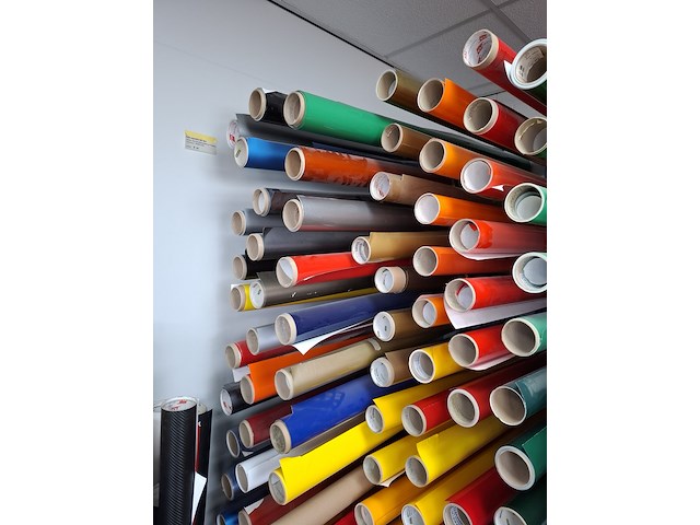 Partij vinyl- en of snijfolie o.a. orafol - afbeelding 6 van  8