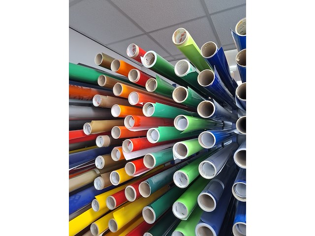 Partij vinyl- en of snijfolie o.a. orafol - afbeelding 7 van  8