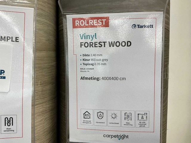 Partij vinylvloer rollen - afbeelding 3 van  4