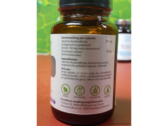 Partij vitamines, diverse soorten en merken o.a. proviform resveratrol & kala b-complex - afbeelding 8 van  14