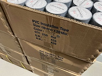 Partij viteko pvc electrical insulation tape 0.2mm x 19mm x 20m grey (3000x) - afbeelding 4 van  4