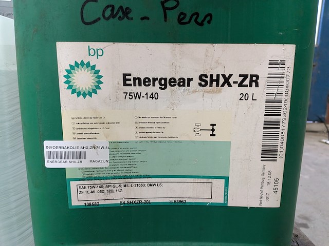 Partij vloeistoffen op 3x pallet o.a. shell, bp - afbeelding 12 van  31