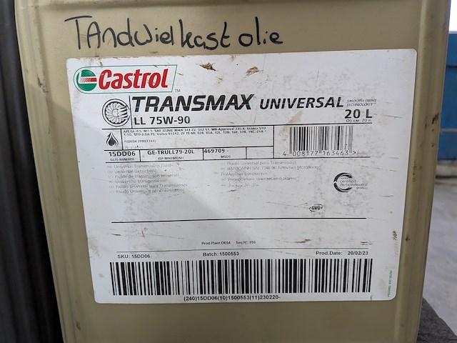 Partij vloeistoffen op 3x pallet o.a. shell, bp - afbeelding 23 van  31