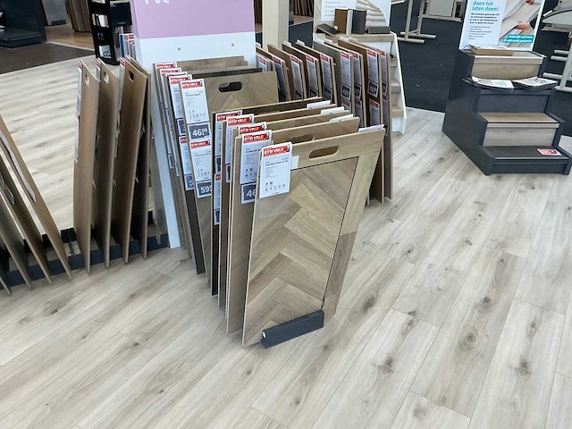 Partij vloer samples met houder - afbeelding 6 van  9