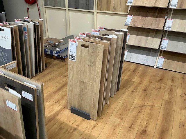 Partij vloer samples met houder - afbeelding 9 van  9