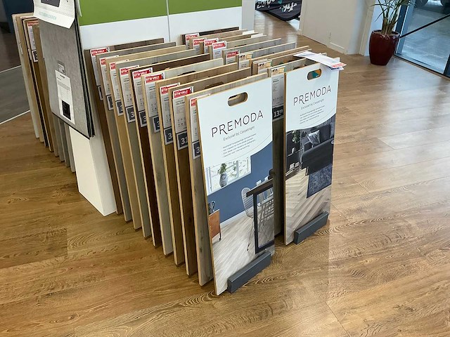 Partij vloer samples met houder - afbeelding 2 van  12