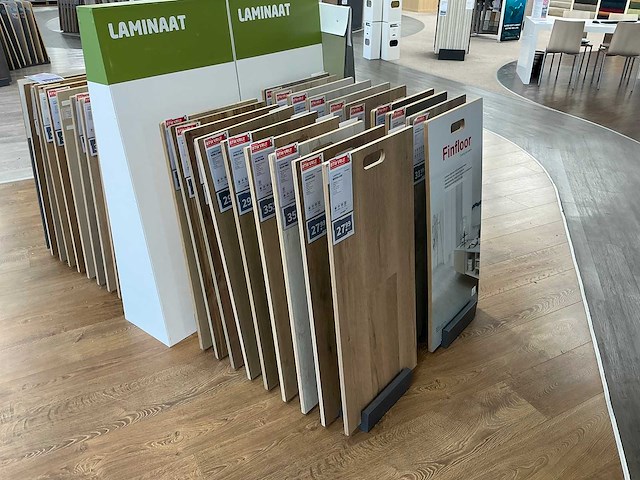 Partij vloer samples met houder - afbeelding 3 van  12