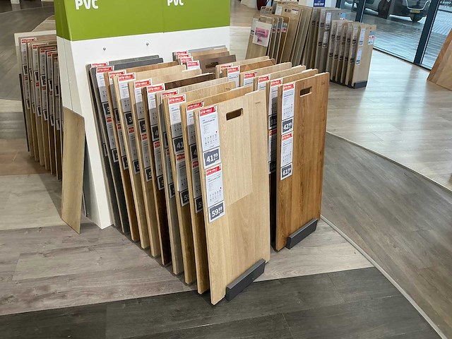 Partij vloer samples met houder - afbeelding 9 van  12