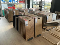 Partij vloer samples met houder