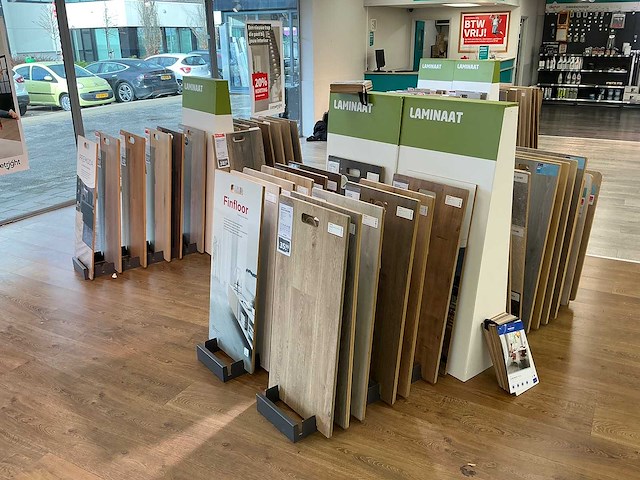 Partij vloer samples met houder - afbeelding 2 van  7