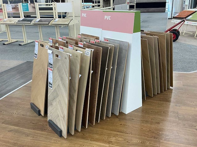 Partij vloer samples met houder - afbeelding 5 van  7