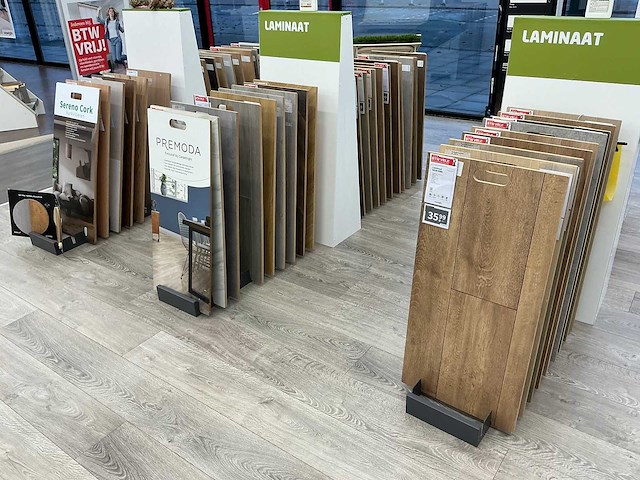 Partij vloer samples met houder - afbeelding 7 van  10