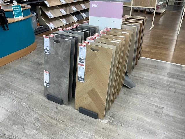 Partij vloer samples met houder - afbeelding 9 van  10