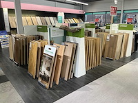 Partij vloer samples met houder