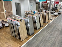 Partij vloer samples met houder