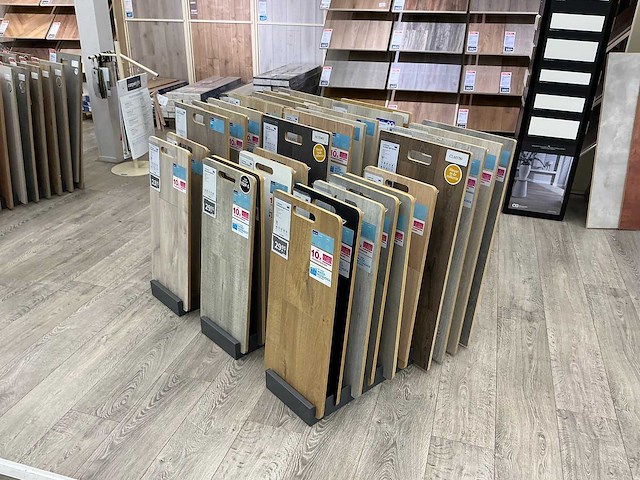 Partij vloer samples met houder - afbeelding 2 van  5