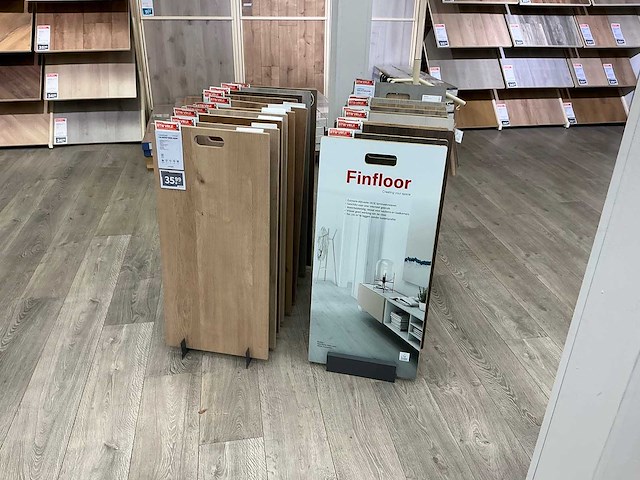 Partij vloer samples met houder - afbeelding 3 van  5