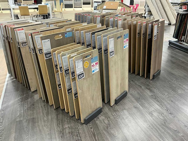 Partij vloer samples met houder - afbeelding 6 van  7