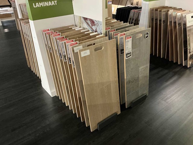 Partij vloer samples met houder - afbeelding 2 van  13