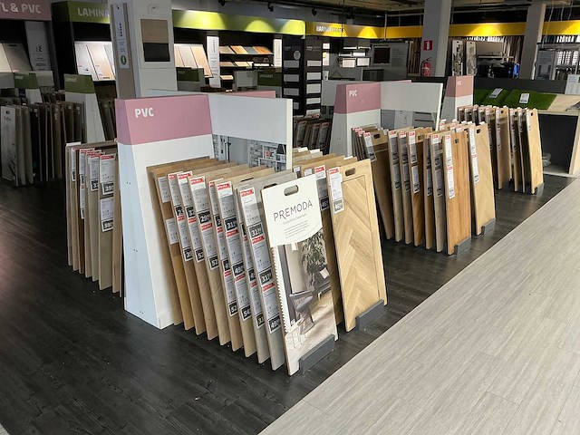 Partij vloer samples met houder - afbeelding 1 van  13