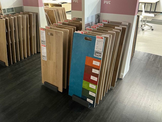 Partij vloer samples met houder - afbeelding 10 van  13